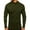 Army Green, variant on Palato Mens T Shirts,Men's High-neck Bottoming Shirt Long-sleeved Solid Color Thickened T-shirt