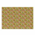 thumbnail image 1 of Tangerine Cutting Board, Cartoon Design Fresh Tasty Whole and Halved Citrus Fruits Repetitive Pattern, Decorative Tempered Glass Cutting and Serving Board, in 3 Sizes, by Ambesonne, 1 of 2