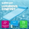 thumbnail image 3 of TRC Recreation Ultra Sunsation 2.5" Thick Foam Pool Float Mat, Marina Blue, 3 of 9