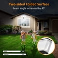 thumbnail image 6 of LEPOWER 42W LED Security Lights Motion Sensor Outdoor Light, 4200LM Dusk to Dawn Flood Light, Innovative Head Design, 3 Modes, 5000K, IP65 Waterproof, 3 Head Motion Detected for Garage, Yard, 6 of 9