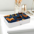 thumbnail image 6 of Dachshund Elegant PU Leather Jewelry Organizer Box with Removable Compartment - Portable Earring Organizer, 6 of 6