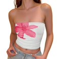 thumbnail image 3 of Womens Tube Tops Tanks Backless Summer For Wear Suitable For Jeans And Easy Machine Wash Care Shirts for Casual Workout Clothes Size XL, 3 of 5