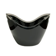 7212-01 Black Plastic Ice Bucket 4 Liter
