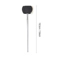 thumbnail image 2 of Felt Pedal Beater, Stainless Steel Handle Pedal Beater, Fine Workmanship Wool Felt Side Not Easy To Damage For Instrument Lovers Beginner, 2 of 8
