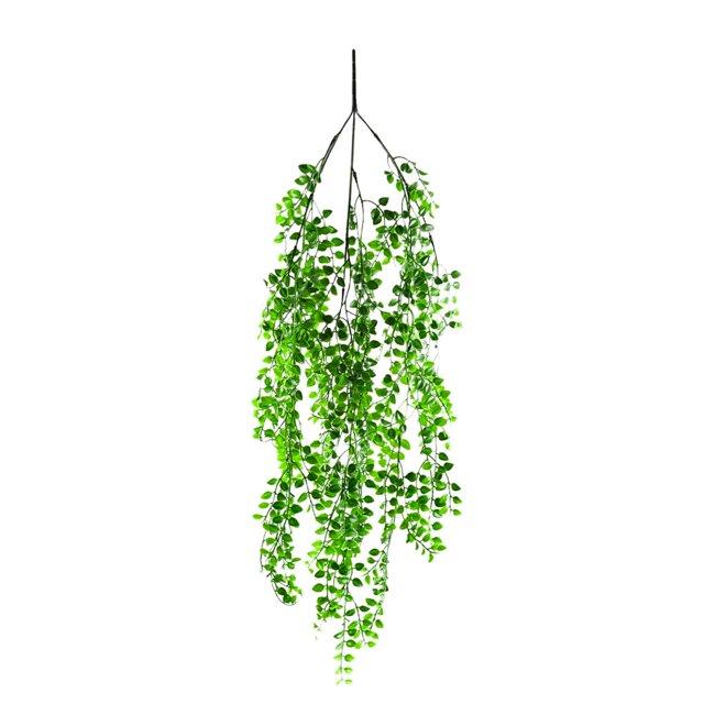 Hojas artificiales Guirnalda Simulación Verdor Hogar Colgante de pared Plástico Planta falsa Vid Ratán Eigraketly HA9055-00B