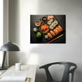 thumbnail image 3 of Nawypu Sushi Set Nigiri and Sashimi with Tea Kitchen Modern Wall Art Photo Posters Wall Art Paintings Canvas Wall Decor Home Decor Living Room Decor Aesthetic 08x12inch(20x30cm) Unframe-Style, 3 of 4