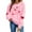 Pink, variant on FAWUUDO Valentines Day Shirts Women Valentine Crewneck Sweatshirts Love Heart Sweatshirt Valentine's Long Sleeve Tops White XL