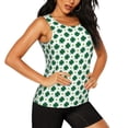 thumbnail image 2 of Gukieu St. Patrick’s day Print Women's Quick-drying Fitness Vest, Round Neck Sleeveless Fitness T-shirt, Suitable for Yoga, Sports-XX-Large, 2 of 7