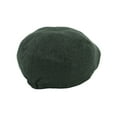 thumbnail image 4 of WITHMOONS Mens Wool Flat Cap Lightweight Newsboy Ivy Gatsby Hat SL31425 (Green), 4 of 5