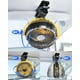 thumbnail image 3 of Ventilador de coche con clip xuenair, funciona con pilas, recargable, amarillo, 3 of 9