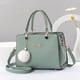 thumbnail image 4 of Bolso de mano popular de este año, bolso de mujer, nuevo bolso de hombro diagonal de mujer de moda que combina con todo, bolso de cuero suave con forma, 4 of 5
