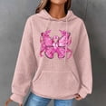 thumbnail image 2 of New Arrival TaLove Womens Fall Fashion 2025 Hoodies For Women Trendy Spring Plus Size Sweatshirts For Women Trendy Womens Cropped Long Sleeve Workout Tops Womens Plus Size Tops Short Sleeve Red, 2 of 4