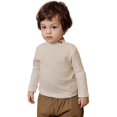 thumbnail image 4 of Jamsmile Toddler Girls Tshirts Autumn Winter Solid Basic Cozy Hoodies Cute Casual Embroidery Pullovers Children Girls Tops, 4 of 4