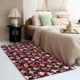 thumbnail image 3 of Mushroom Rugs for Living Room Bedroom - Floral Rug 6x8 - Cute Carpet for Home Decor - Washable Non Slip Patterned Indoor Large Area Rug - Soft & Low Pile (ZK&883), 3 of 7