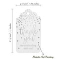 thumbnail image 5 of Inkdotpot Silver Foil Paper Hang Tags ThankYou For Celebrating With Me Birthday Favor Tags 50 Pack, 5 of 6