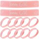 thumbnail image 1 of 12pcs Gender Reveal Bracelets Team Girl Wristbands Wristbands for Baby Shower Gender Reveal Party Supplies, 1 of 4