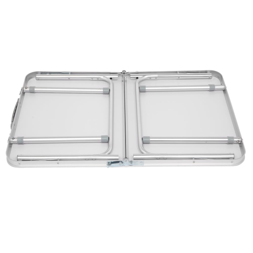 Aluminum Alloy Folding Table White, 90x60x70cm