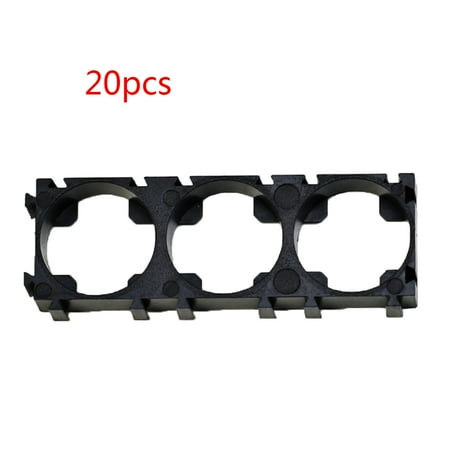 

20PCS Safety 1x3 Battery Holder Bracket Plastic Cell Stand for 21700 Batteries