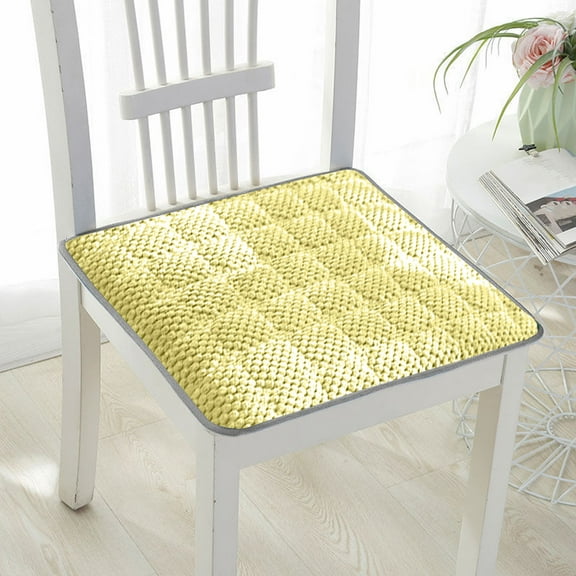 maho Dining Chair Seat Cushion Non-slip Kitchen Seat Cushion Washable Soft Thick Patio Cushion Large Wood Metal Conical Chair CushionNon-slip Chair Mat With Straps