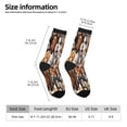 thumbnail image 2 of Haiem various dog breeds Pattern Crew Socks – Soft & Durable Moisture-wicking Socks, Stay-Up Fit for Business, Work, and Casual Wear Size 5-11, 2 of 6