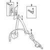 Genuine OE Jaguar Retractor Assembly - HNA7006AAAGD