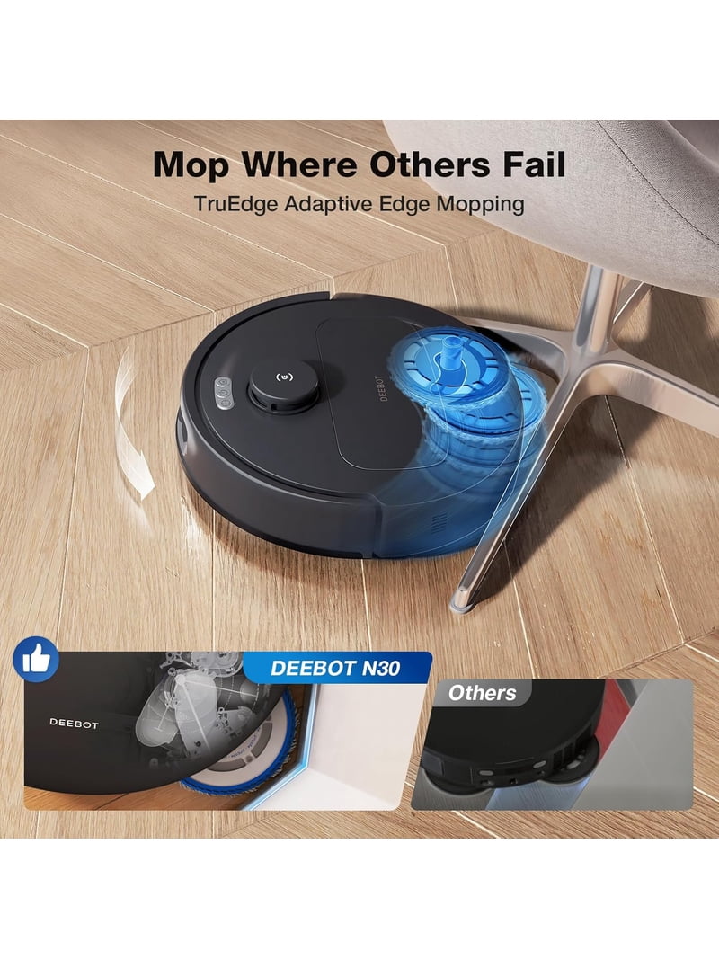ECOVACS DEEBOT T30S AI Care Robot Vacuum and Mop, 11,000Pa suction ECOVACS DEEBOT T30S AI Care Robot Vacuum and Mop, 11,000Pa suction