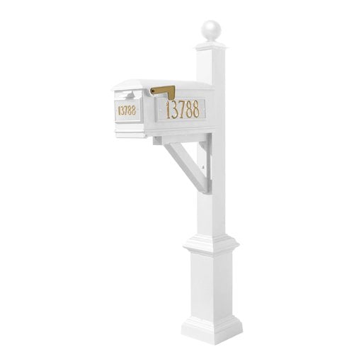 Qualarc Westhaven Lewiston Mailbox With Post Included Walmart Com Walmart Com