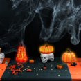 thumbnail image 6 of Halloween Pumpkin Flameless Flickering Candle Light Pumpkin LED Orange Candle, Battery Operated, Unscented Real Wax Halloween Indoor Party Decoration, Orange/1 Pcs, 2.36x2.56", 6 of 6