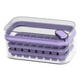 thumbnail image 4 of Double Layer Ice  Tray with Easy Release, 64Pcs Ice Maker Box for Home, Press Button Design, Food Grade Material - Convenient and Quick Ice Freezer Storage, 4 of 8