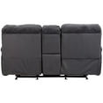 thumbnail image 4 of Corvallis Transitional Reclining Gliding Console Loveseat - Steel Blue, 4 of 11