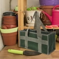 thumbnail image 5 of IDEANATEGRATE Tools Bag Canvas For Men Truck Storage 1Pcs 13.8x6.7x6.7in, 5 of 8