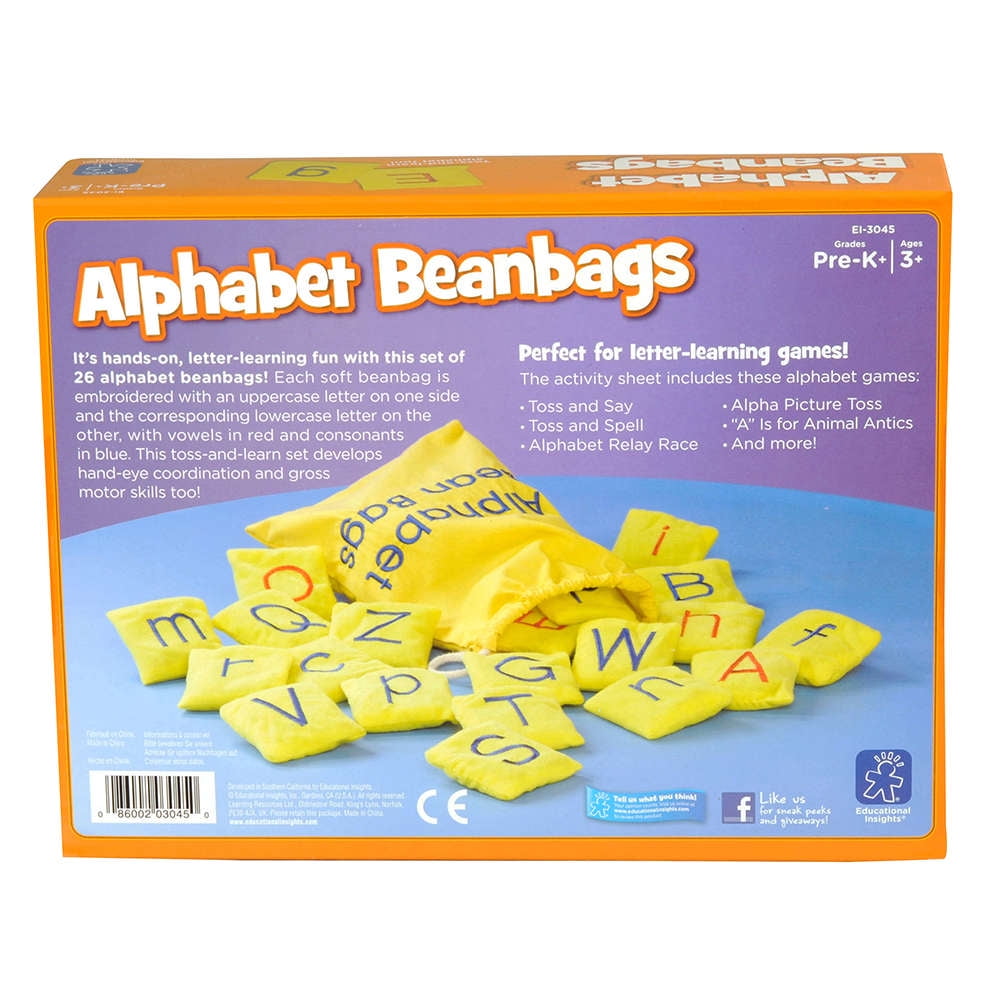 Educational Insights Alphabet Beanbags