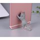 thumbnail image 1 of 1 pieza novedad lindo gato teléfono lechón soporte de escritorio para iPhone 6/7/8 Plus Smartphone gris oscuro oso de fresa  Juguete, 1 of 5