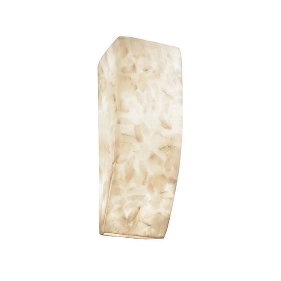 Justice Design Group Alr-5135 Rocks 5.5" Ada Compliant Wall Sconce - Alabaster