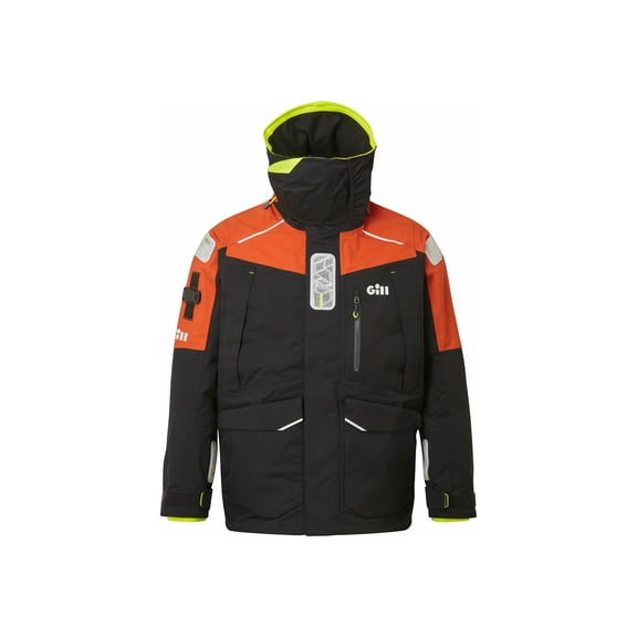 2023 Gill Mens OS1 Ocean Sailing Jacket - Graphite / Orange