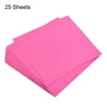thumbnail image 3 of Unique Bargains 25 Sheets 8x8 Inch Origami Paper Double Sided Fluorescent Pink Square Sheet for Art Craft Project, Beginners, 3 of 5