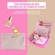 thumbnail image 4 of Bolsa de maquillaje de viaje Queboom, neceser para mujer y hombre (rosa claro)., 4 of 5