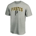 thumbnail image 2 of Men's Heather Gray Pittsburgh Pirates Cooperstown Collection Wahconah T-Shirt, 2 of 3