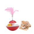thumbnail image 2 of Tumbler Rolling Scratching Ball Pet Cat Toys Pet Products Cat Entertainment Toys Interactive Feather Ball Toys, 2 of 5