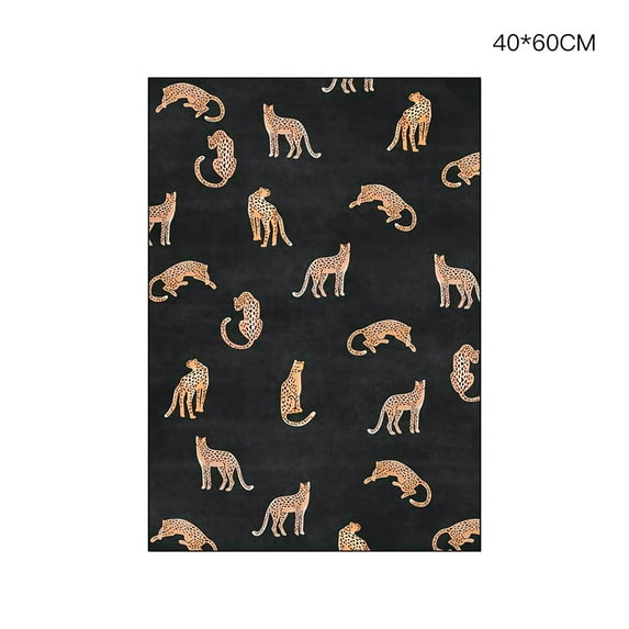 Carpet Carpeting Floormat Rugs Light Luxury Living Room Modern Simple Bedroom Black Background Non-Skid Mat