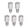 thumbnail image 1 of Latón Recta Grasera M3 x 0,5mm Rosca Hidráulicos Engrasadores Montaje Accesorios, 5uds, 1 of 6