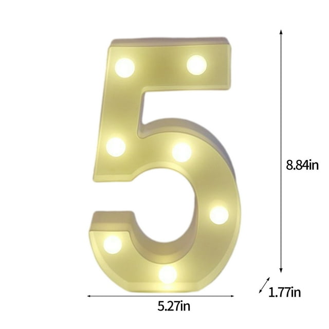 Flatware Serving Utensils Light Up Letters , LED Letters Lights Sign Alphabet And Number Big Lights Letter For Party Birthday Bar Battery Powered Christmas Decor Letter Lights