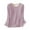 Pink, variant on Fengactive Women's Long Sleeve Thermal Underwear Pullover Winter Warm Crewneck Shirts Tops Soft Fuzzy Loungewear