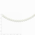 thumbnail image 3 of White Sterling Silver necklace Pearl Freshwater 18 in 6.25 mm, 3 of 3