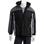Climate Concepts Men's Fleece Lined Jacket with Removable Hood