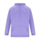 thumbnail image 4 of Ceisia Men's Solid Color Pullover Hoodie with Kangaroo Pocket for Casual & Winter Wear Purple XXL Gifts, 4 of 5