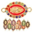 thumbnail image 2 of 24 piezas de llavero de aleación de colores con colgante exquisito de la Virgen María, amuleto de joyería artesanal., 2 of 5