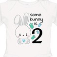 thumbnail image 4 of Inktastic Somebunny is Two-Second birthday bunny Boys or Girls Long Sleeve Baby Bodysuit, 4 of 5