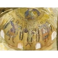 thumbnail image 2 of Sargent, John Singer 18x15 Black Ornate Wood Framed with Double Matting Museum Art Print Titled - Angels-Mosaic-Palatine Chapel-Palermo, 2 of 4