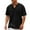 AB791 Black, variant on Tisuna Men'S Loose Fit Summer T-Shirt Solid Color Short Sleeve V Neck Tops Comfortable Breathable Male School Work Casual Dailywear Black Size L
